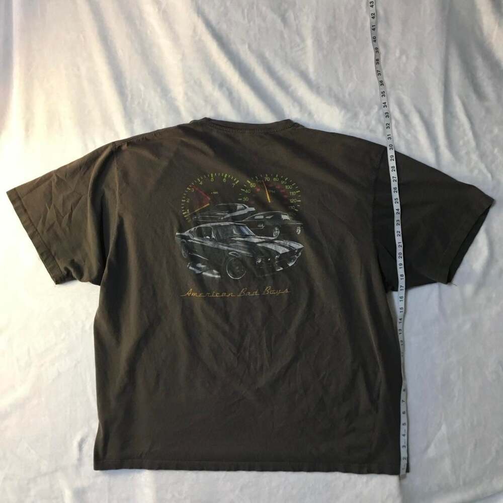 Newport Blue American Bad Boys Muscle Car Graphic Tee 3XLT